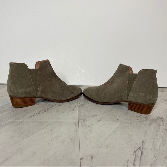 Seychelles Gray Suede Chelsea Ankle Boot 7 - Picture 4 of 12
